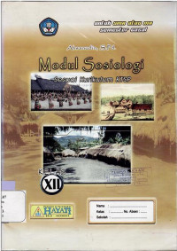 Modul Sosiologi sesuai Kurikulum KTSP untuk SMA atau MA semester gasal