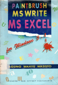 PAINTBRUSH MS WRITE, MS EXCEL FOR WINDOWS 3.1